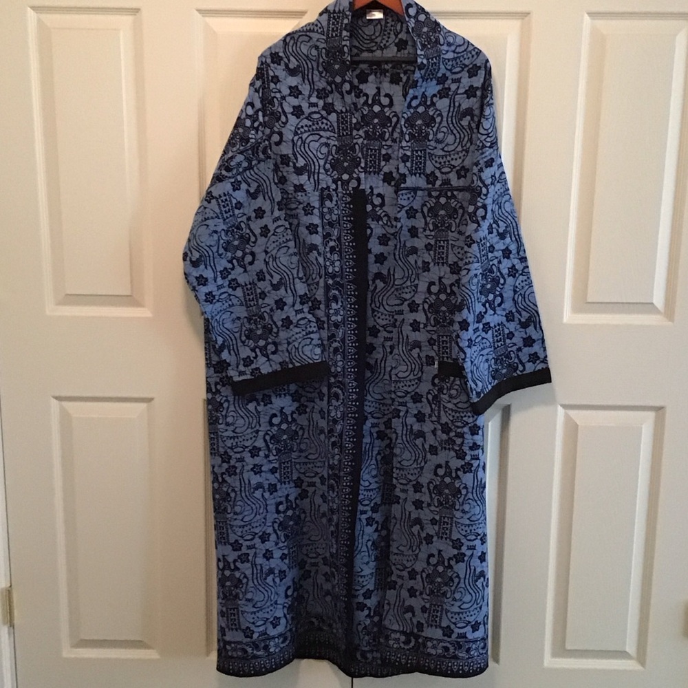 Unisex Batik Cotton Kimomo Robe size XXL Puspitadewi